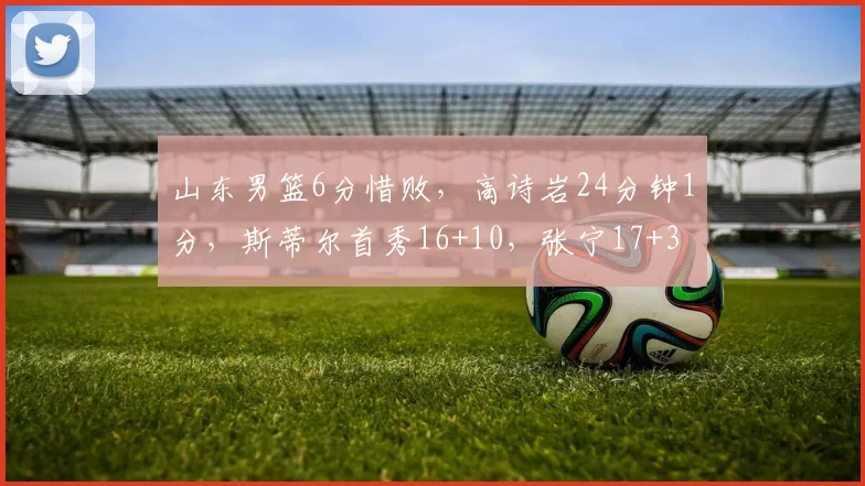 山东男篮6分惜败,高诗岩24分钟1分,斯蒂尔首秀16+10,张宁17+3